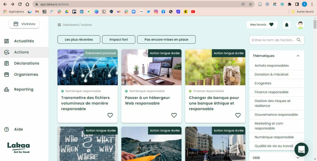 Innovation sociale France - WeAct4Earth - RSE - Développement durable - Vivinnov